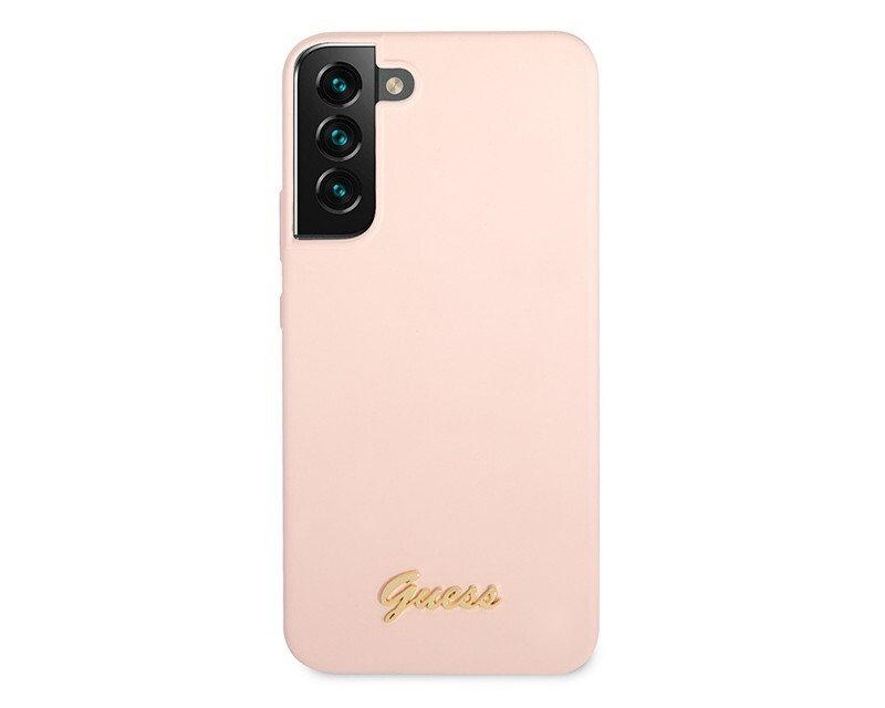 Husa Cover Guess Silicone Metal Logo pentru Samsung Galaxy S23 Plus Pink thumb