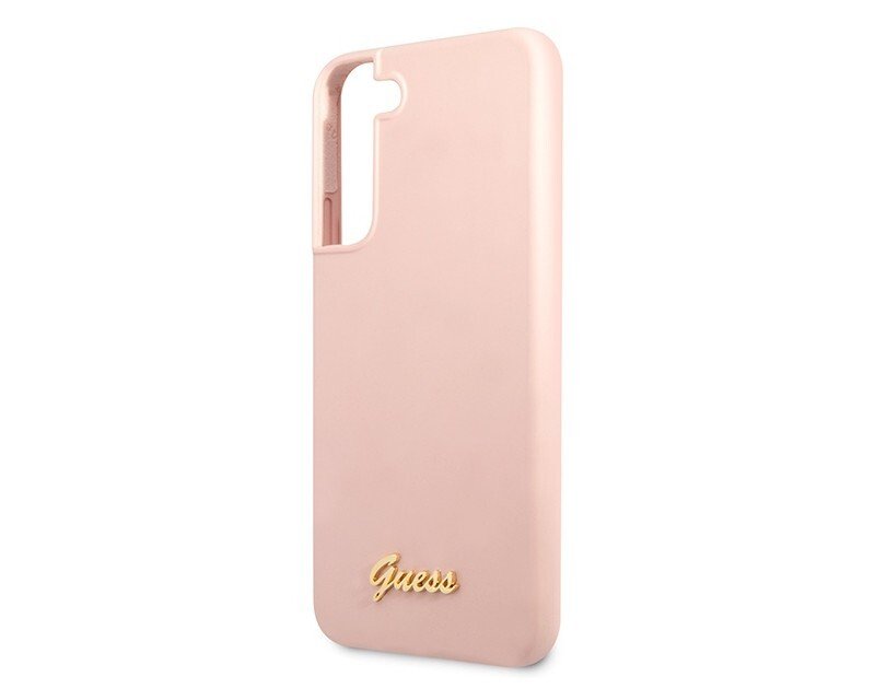 Husa Cover Guess Silicone Metal Logo pentru Samsung Galaxy S23 Plus Pink thumb