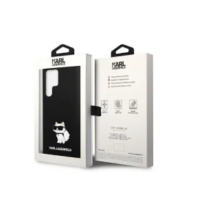 Husa Cover Karl Lagerfeld Choupette NFT pentru Samsung Galaxy S23 Ultra Black