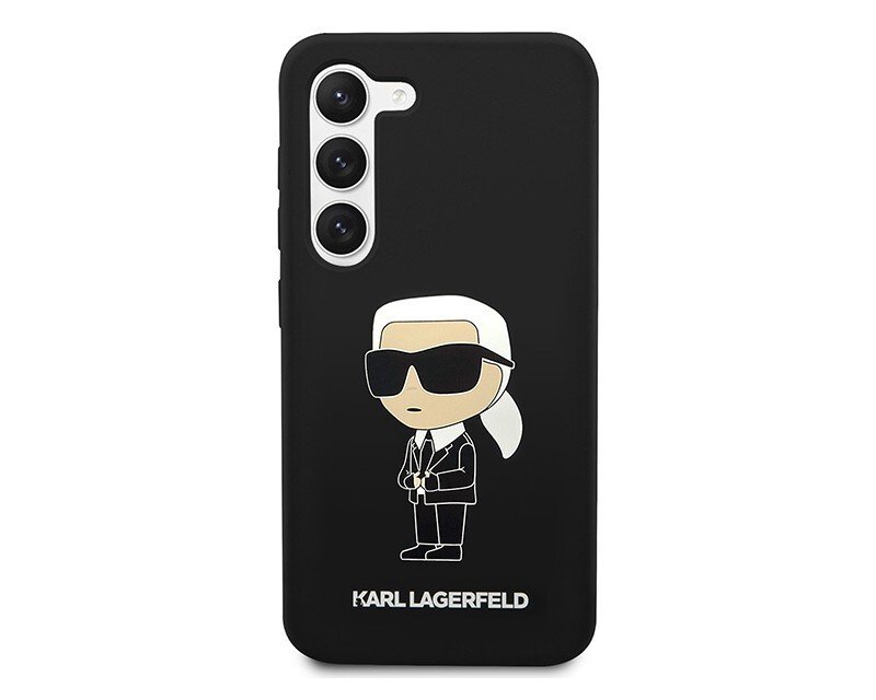 Husa Cover Karl Lagerfeld Liquid Silicone Ikonik NFT pentru Samsung Galaxy S23  Black thumb