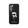 Husa Cover Karl Lagerfeld Liquid Silicone Ikonik NFT pentru Samsung Galaxy S23  Black