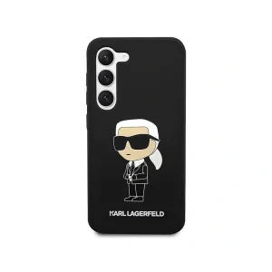 Husa Cover Karl Lagerfeld Liquid Silicone Ikonik NFT pentru Samsung Galaxy S23  Black