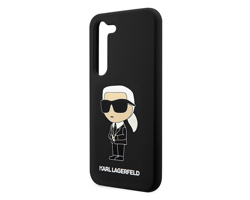 Husa Cover Karl Lagerfeld Liquid Silicone Ikonik NFT pentru Samsung Galaxy S23  Black thumb