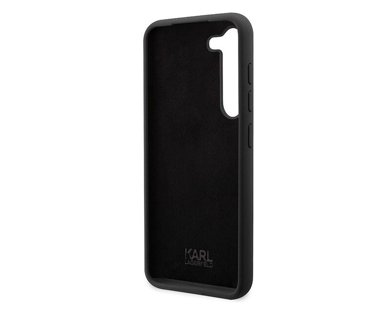 Husa Cover Karl Lagerfeld Liquid Silicone Ikonik NFT pentru Samsung Galaxy S23  Black thumb