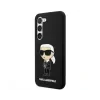 Husa Cover Karl Lagerfeld Liquid Silicone Ikonik NFT pentru Samsung Galaxy S23  Black