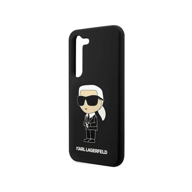 Husa Cover Karl Lagerfeld Liquid Silicone Ikonik NFT pentru Samsung Galaxy S23 Plus Black