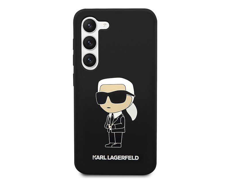 Husa Cover Karl Lagerfeld Liquid Silicone Ikonik NFT pentru Samsung Galaxy S23 Plus Black thumb