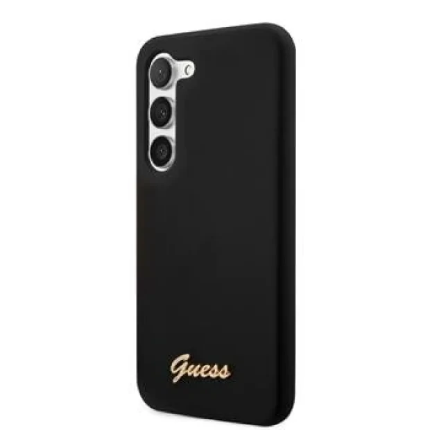 Husa Cover Guess Silicone Vintage pentru Samsung Galaxy S23 Plus Black