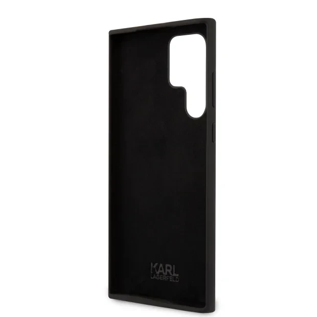 Husa Cover Karl Lagerfeld Liquid Silicone Ikonik NFT pentru Samsung Galaxy S23 Ultra Black