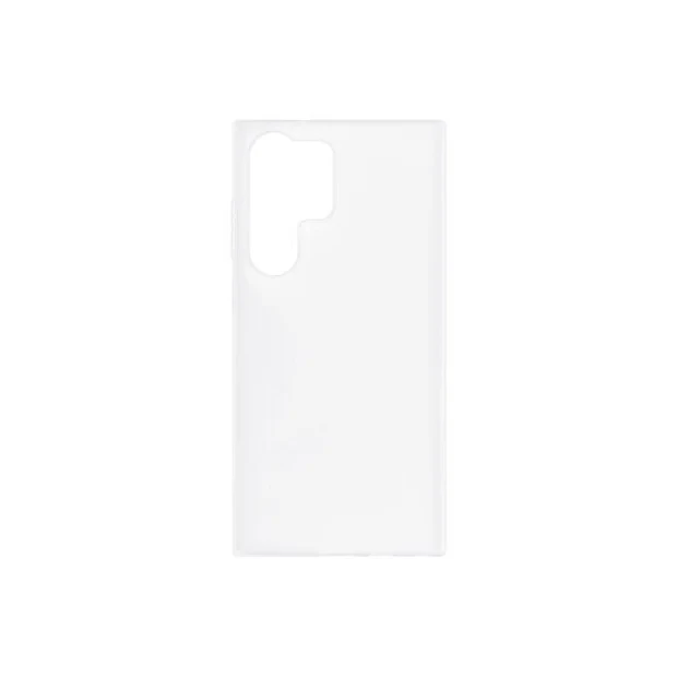 Husa Cover Cellularline Silicon Fine Soft pentru Samsung Galaxy S23 Ultra Transparent