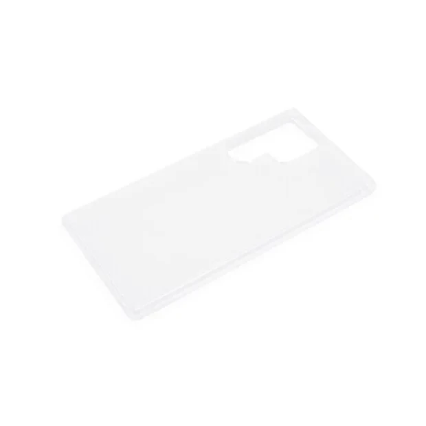 Husa Cover Cellularline Silicon Fine Soft pentru Samsung Galaxy S23 Ultra Transparent