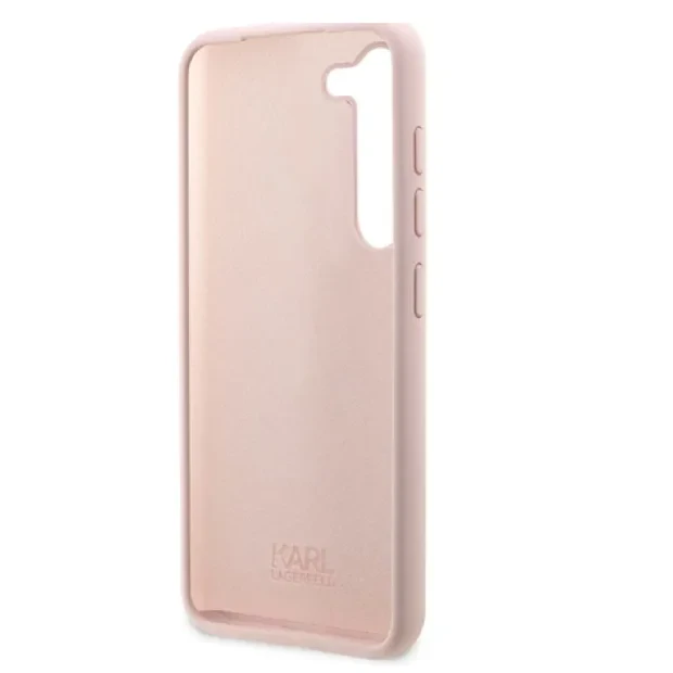 Husa Cover Karl Lagerfeld Liquid Silicone Ikonik NFT pentru Samsung Galaxy S23  Plus Pink