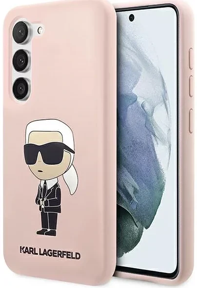 Husa Cover Karl Lagerfeld Liquid Silicone Ikonik NFT pentru Samsung Galaxy S23  Plus Pink thumb