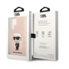 Husa Cover Karl Lagerfeld Liquid Silicone Ikonik NFT pentru Samsung Galaxy S23  Ultra Pink