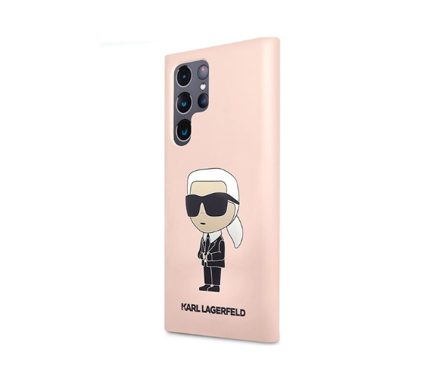 Husa Cover Karl Lagerfeld Liquid Silicone Ikonik NFT pentru Samsung Galaxy S23  Ultra Pink thumb