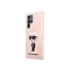 Husa Cover Karl Lagerfeld Liquid Silicone Ikonik NFT pentru Samsung Galaxy S23  Ultra Pink
