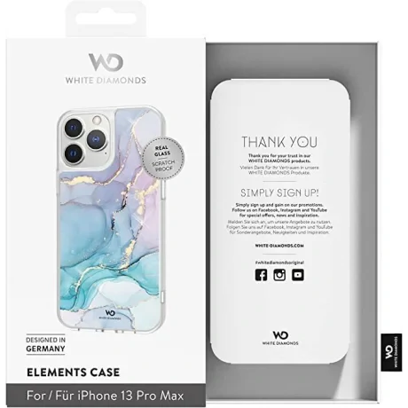 Husa Cover Hard  Fashion White Diamonds Urban Case pentru iPhone 13 Pro Max Multicolor