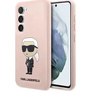 Husa Cover Karl Lagerfeld Liquid Silicone Ikonik NFT pentru Samsung Galaxy S23 Pink