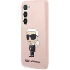 Husa Cover Karl Lagerfeld Liquid Silicone Ikonik NFT pentru Samsung Galaxy S23 Pink