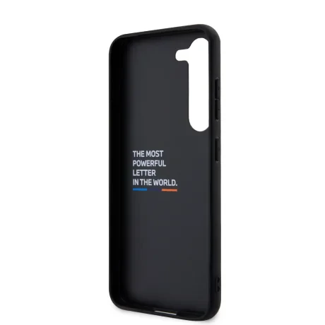 Husa Cover BMW Carbon Blue Line pentru Samsung Galaxy S23 Plus Black