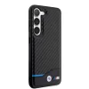 Husa Cover BMW Carbon Blue Line pentru Samsung Galaxy S23 Plus Black