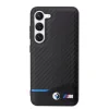 Husa Cover BMW Carbon Blue Line pentru Samsung Galaxy S23 Plus Black