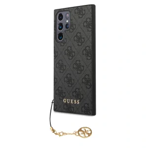 Husa Cover Guess 4G Charms pentru Samsung Galaxy S23 Ultra Grey