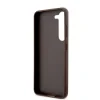 Husa Cover Guess PU 4G Metal Logo pentru Samsung Galaxy S23 Plus Brown