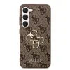 Husa Cover Guess PU 4G Metal Logo pentru Samsung Galaxy S23 Plus Brown