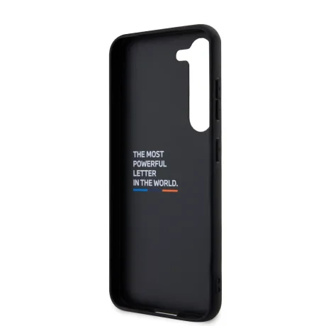 Husa Cover BMW Carbon Blue Line pentru Samsung Galaxy S23 Black