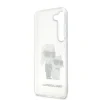 Husa Cover Karl Lagerfeld IML Glitter Karl and Choupette NFT pentru Samsung Galaxy S23 Plus Transparent