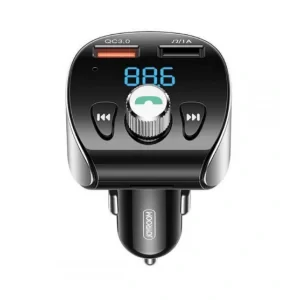Modulator FM JoyRoom 5.0 MP3 cu micro SD holder 2xUSB 18 W 3A JR-CXL02