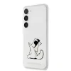 Husa Cover Karl Lagerfeld Choupette Fun pentru Samsung Galaxy S23 Transparenta