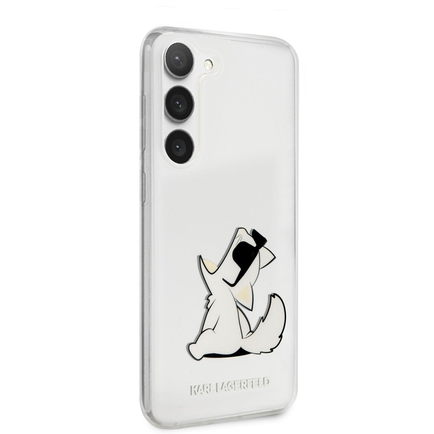 Husa Cover Karl Lagerfeld Choupette Fun pentru Samsung Galaxy S23 Plus Transparenta thumb