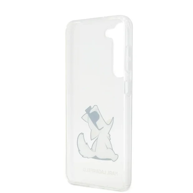 Husa Cover Karl Lagerfeld Choupette Fun pentru Samsung Galaxy S23 Plus Transparenta