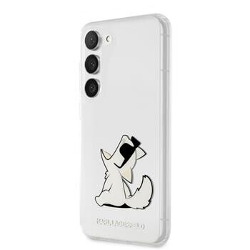 Husa Cover Karl Lagerfeld Choupette Fun pentru Samsung Galaxy S23 Plus Transparenta thumb