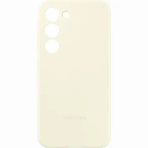 Husa Silicone Cover pentru Samsung Galaxy S23 Cream
