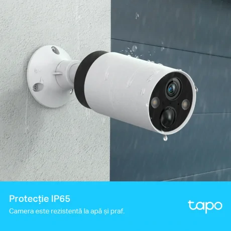 CAMERA IP Exterior TP-LINK, Set 2 buc + HUB,  IP66, dist. IR 15 m, tip lentila fixa 3.15 mm, 3 Mpx rezolutie 2K, RJ-45 + wireless, microfon, carcasa plastic, slot SD card da, &quot;Tapo C420S2&quot;