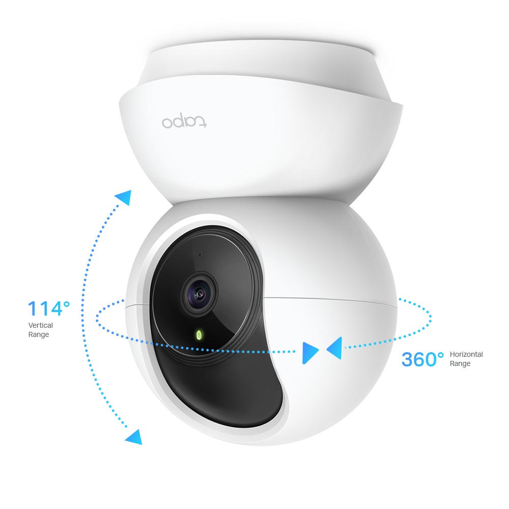 CAMERA IP TP-LINK, cube, pt. interior, dist. IR 9 m, tip lentila fixa 4 mm, 2 Mpx, cu fir, microfon, carcasa plastic, slot SD card, "Tapo C200" thumb