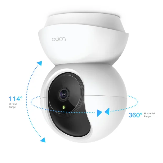 CAMERA IP TP-LINK, cube, pt. interior, dist. IR 9 m, tip lentila fixa 4 mm, 2 Mpx, cu fir, microfon, carcasa plastic, slot SD card, &quot;Tapo C200&quot;