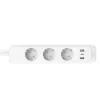 PRELUNGITOR inteligent TP-LINK, Schuko x 3, USB x 2, USB Type-C x 1, lungime cablu 1.5m,cu monitorizarea energiei, conectare prin Schuko (T), 10 A, programare prin smartphone, Bluetooth, WiFi, alb &quot;Tapo P300&quot;