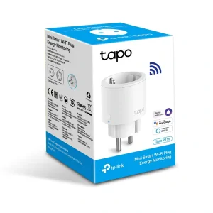 PRIZA inteligenta TP-LINK design compact, Schuko x 1, cu monitorizarea energiei, conectare prin Schuko (T), 16 A, programare prin smartphone, Bluetooth, WiFi, alb &quot;Tapo P115(1-pack)&quot; (include TV 0.18lei)