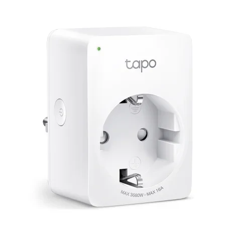PRIZA inteligenta TP-LINK, Schuko x 1, cu monitorizarea energiei, conectare prin Schuko (T), 10 A, programare prin smartphone, Bluetooth, WiFi, alb &quot;Tapo P110(2-pack)&quot;