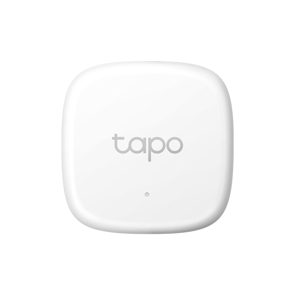 SENZOR SMART de temperatura si umiditate TP-LINK, necesita hub Tapo H100 pentru functionare, programare prin smartphone aplicatia Tapo, 1 x baterii CR2450, WiFi, alb "Tapo T310" thumb