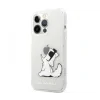 Husa Cover Karl Lagerfeld PC/TPU Choupette Eat pentru iPhone 14 Plus Pro Clear