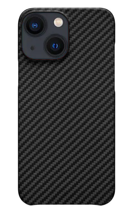 Husa Cover Hard X-Fitted Carbon Aramid Magsafe pentru iPhone 14 Negru thumb