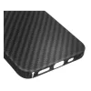 Husa Cover Hard X-Fitted Carbon Aramid Magsafe pentru iPhone 12 Pro Max Negru