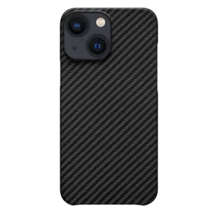 Husa Cover Hard X-Fitted Carbon Aramid Magsafe pentru iPhone 14 Plus Negru