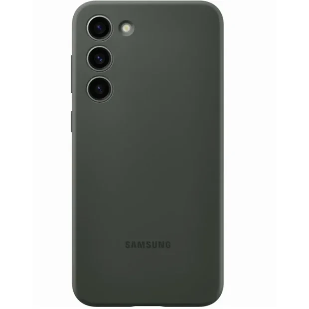 Husa Silicone Cover pentru Samsung Galaxy S23 Plus Khaki