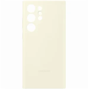 Husa  Silicone Cover pentru Samsung Galaxy S23  Ultra Beige
